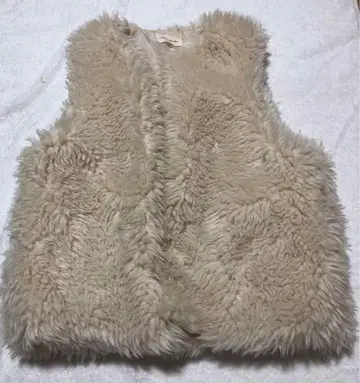 베이지 퍼 베스트 베스트 보아 베스트 퍼 베스트