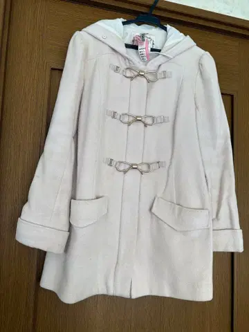 핑크 후드 부착 더플 코트 LODISPOTTO M