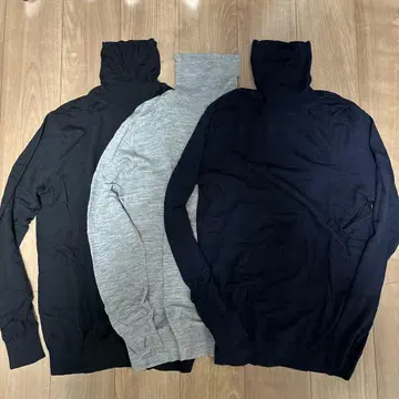 UNIQLO 터틀넥 스웨터 3종 세트