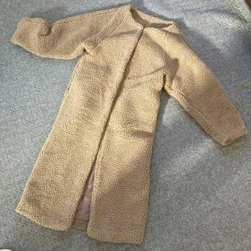 room306 모카 보아 롱 코트