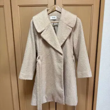 SNIDEL 모헤어 가운 코트