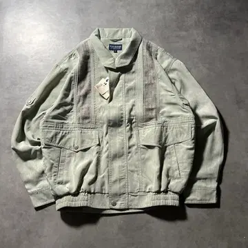 빈티지 데드스탁 절개 디자인 레트로 블루종 자켓