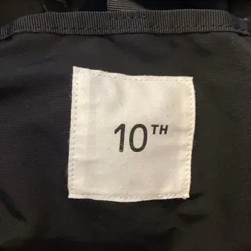 10TH 블랙 백팩
