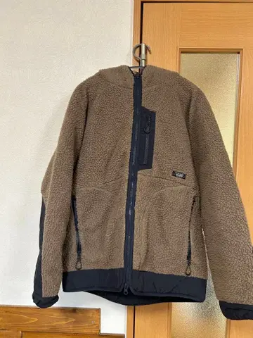 베이플로우 BAYFLOW 플리스 자켓 브라운 네이비