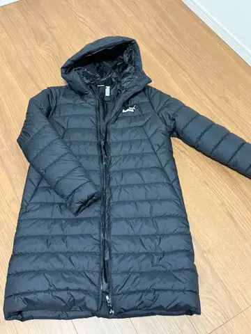 PUMA 블랙 다운 자켓 XL