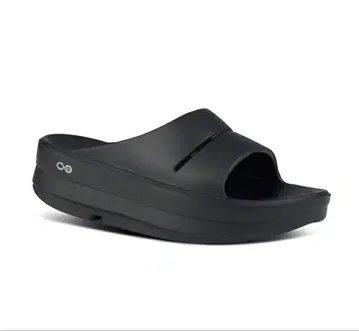 OOFOS 오메가 우아 블랙 샌들 남성용
