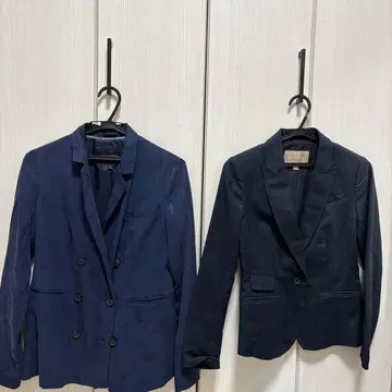 BANANA REPUBLIC 네이비 자켓 0 2벌 묶음 판매