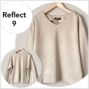 [ 새상품급 ] Reflect V넥 티셔츠 블라우스 베이지
