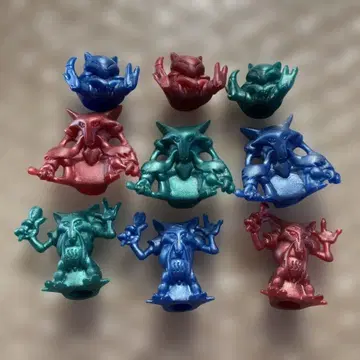 포켓몬 가챠 PVC 인형 메탈릭 피규어 윤겔라 에이팜 코로코로 한정판