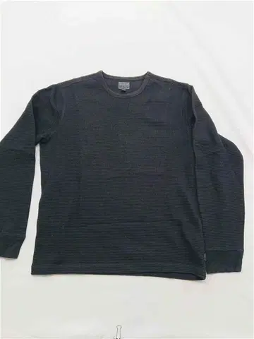 게스 GUESS 긴팔 와플 티셔츠 블랙 계열 남성용 M 사이즈