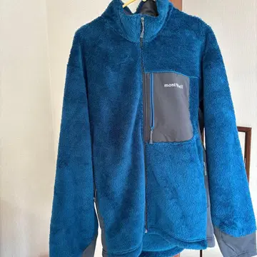 몽벨 플리스 자켓 XL 파랑