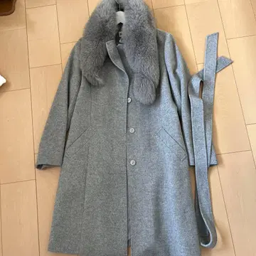 MONCADA 그레이 퍼 코트 M