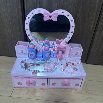 마더 가든 핑크 하트형 메이크업대 세트
