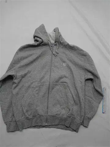 아르마니 익스체인지 지퍼 후드티 그레이 계열 M 남성용