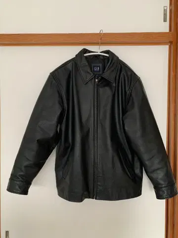 GAP 블랙 가죽 자켓