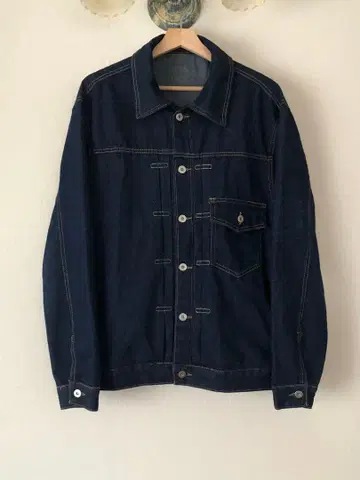 다크 네이비 데님 자켓 XL 정도 T백