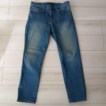 Johnbull 슬림핏 데님 팬츠 블루