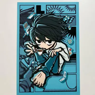 DEATHNOTE 데스노트 이트툰 L 엽서 혜택