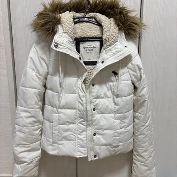 Abercrombie & Fitch 후드 부착 다운 자켓 XS