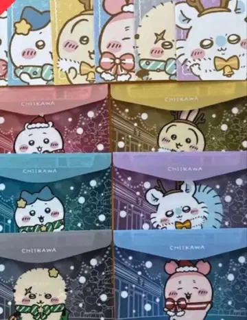 전 종류 컴플리트 12종 세븐일레븐 치이카와 (먼작귀) 노트 플랩 케이스