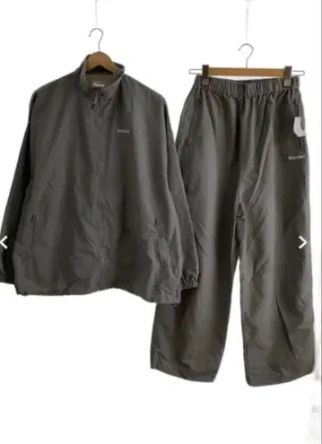Broken Base 트랙 팬츠와 자켓 세트 L 사이즈 그레이