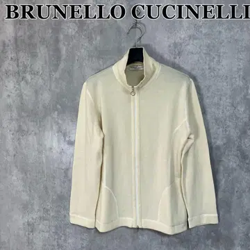 BRUNELLO CUCINELLI 캐시미어 집업 니트 스웨터