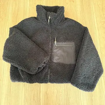 [새상품급] ZARA 블랙 플리스 자켓