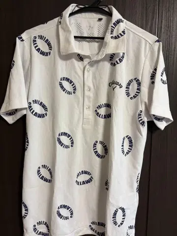 캘러웨이 피케 셔츠 L 사이즈 화이트