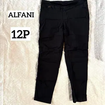 ALFANI [ 12P ] 캐주얼 팬츠 하의 블랙 심플