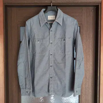 풀카운트 샴브레이 셔츠 사이즈 40 스카이블루