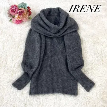 새상품급 IRENE 아이린 두툼한 모헤어 터틀 하이넥 니트 스웨터