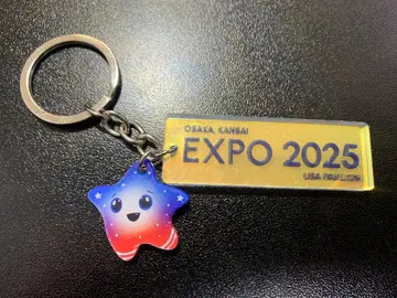 오사카 간사이 만박 미국관 한정판 스파크 아크릴 키링