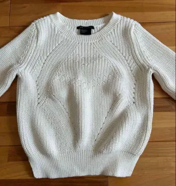 아르마니 익스체인지 화이트 니트