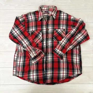 USA제 80's big mac bigmac 빅맥 플란넬 셔츠