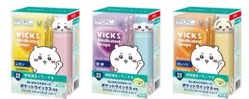 VICKS 메디케이티드 드롭스 치이카와 (먼작귀) 3세트