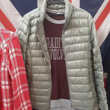 유니클로 그린 여성용 다운 자켓 XL