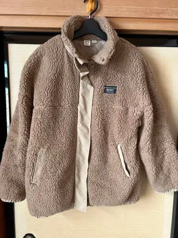 ROXY 플리스 자켓 베이지