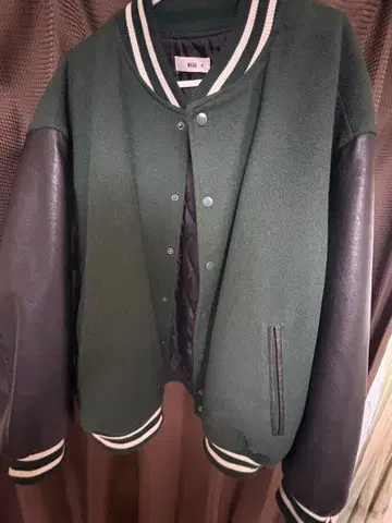 WEGO 바시티 자켓