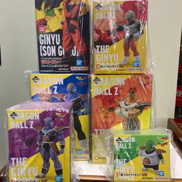 새상품 미개봉 제일복권 드래곤볼 Z 기뉴 특전대 컴프 세트