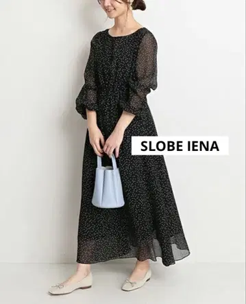 SLOBE IENA 도트 양류 원피스