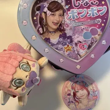 시나코 봉봉 봉제 인형&배지 세트