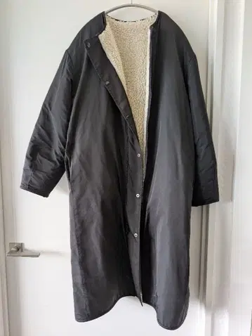 프레이 아이디 블랙 보아 롱 코트 사이즈 0