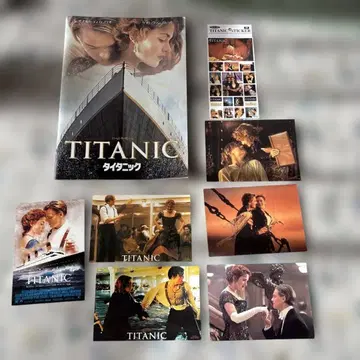 TITANIC 팜플렛 엽서 스티커 세트