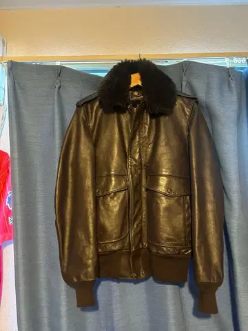 SCHOTT 샷 G-1 플라이트 가죽 자켓