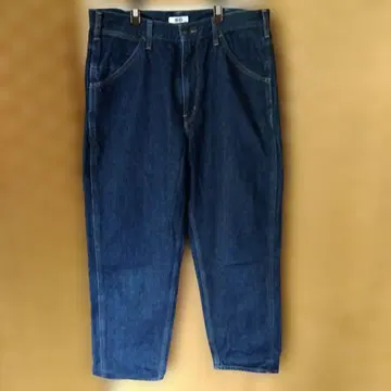 유니클로 U 와이드핏 테이퍼드 청바지 남성용 34인치