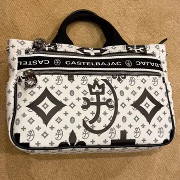 미사용 [CASTELBAJAC] 까스텔바작 로고 토트백