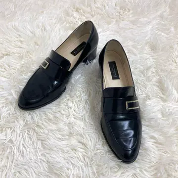 MACKINTOSH LONDON 로퍼 힐 블랙 23.5