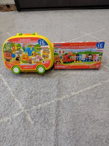 호빵맨과 두근두근 동물 블록 백과 SL맨과 123! 숫자 블록