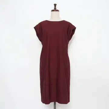 아쿠아 스큐텀 프렌치 슬리브 스트레치 원피스 빨간색 M*HD1258