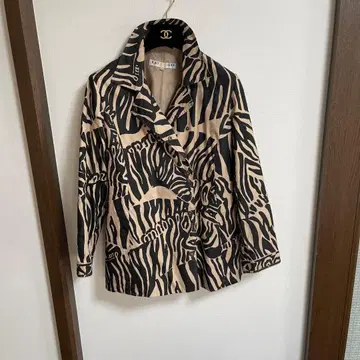 LEONARD SPORT 제브라 패턴 자켓 40